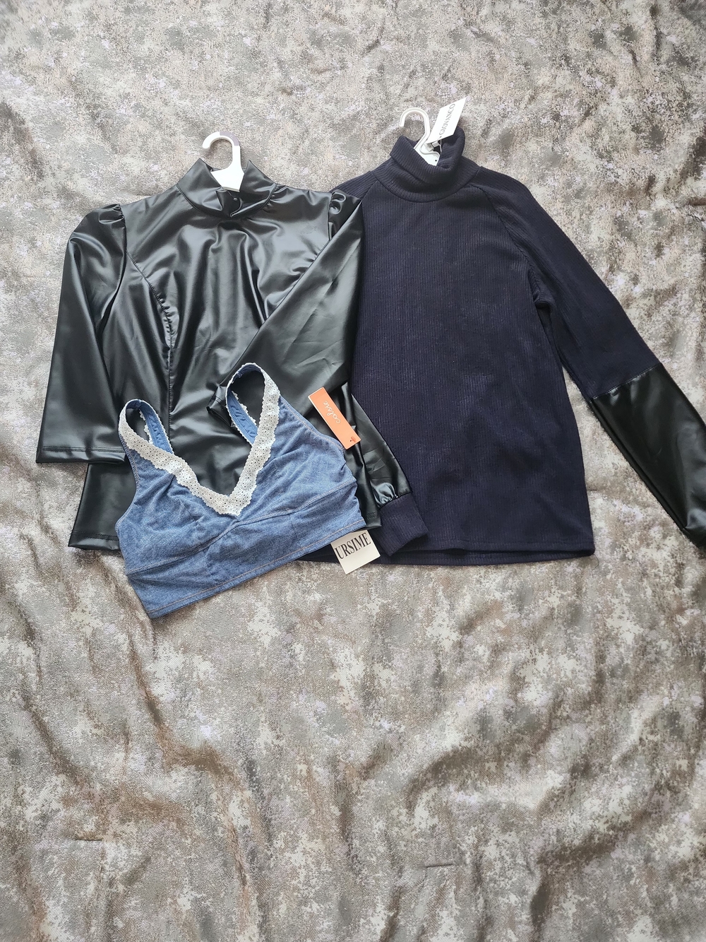 3pc Cozy Edgy Style Clothing Bundle Mix Lot Giovanco Ursime NWT Size M Set